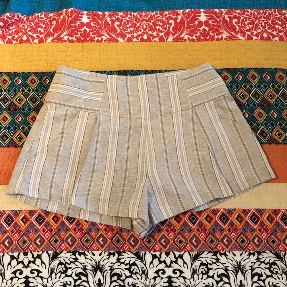 Free People Linen-blend Shorts